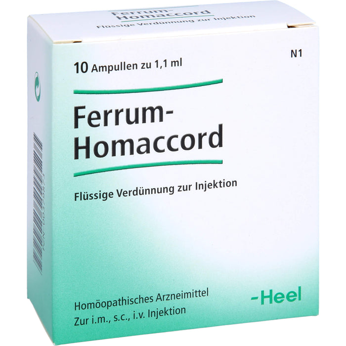 Ferrum-Homaccord flüssige Verdünnung, 10 pcs. Ampoules