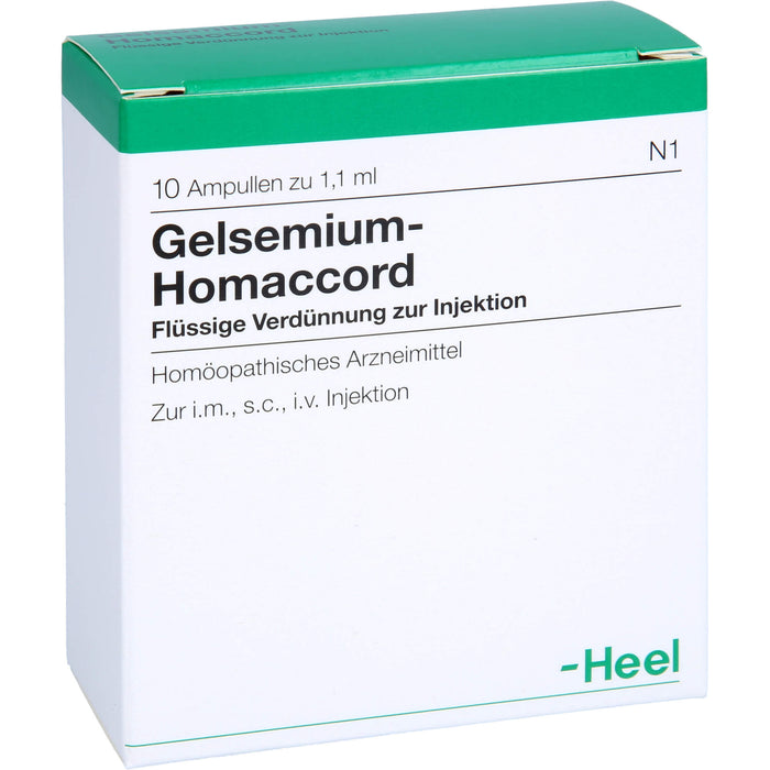 Gelsemium-Homaccord flüssige Verdünnung, 10 pcs. Ampoules