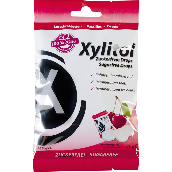 miradent Xylitol Drops Cherry, 60 g Bonbons