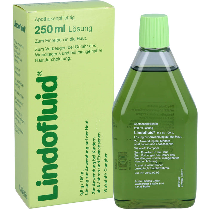 Lindofluid® Lösung bei Gefahr des Wundliegens sowie mangelhafter Hautdurchblutung, 250 ml Solution