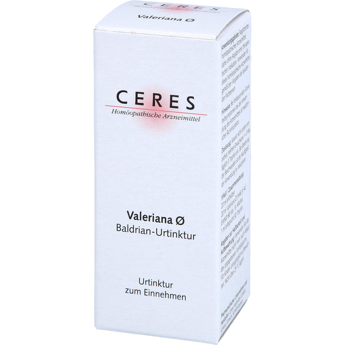 CERES Valeriana Urtinktur, 20 ml Lösung