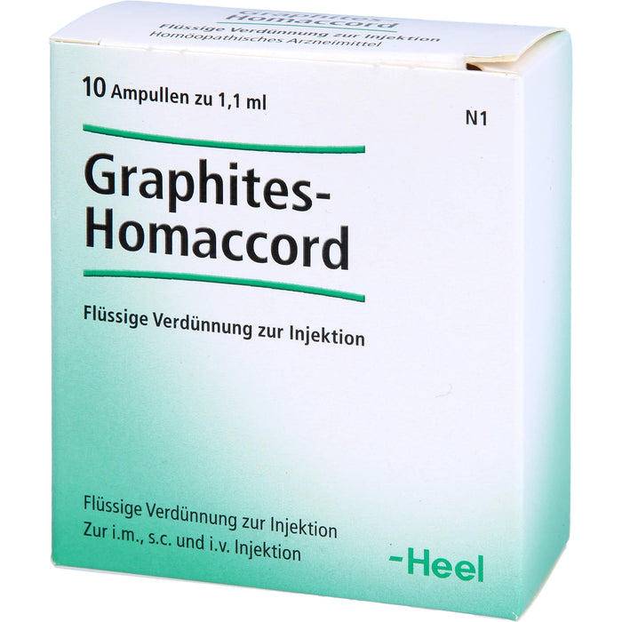 Heel Graphites-Homaccord flüssige Verdünnung zur Injektion, 10 pcs. Ampoules