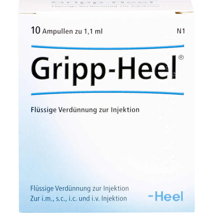 Gripp-Heel flüssige Verdünnung, 10 pc Ampoules