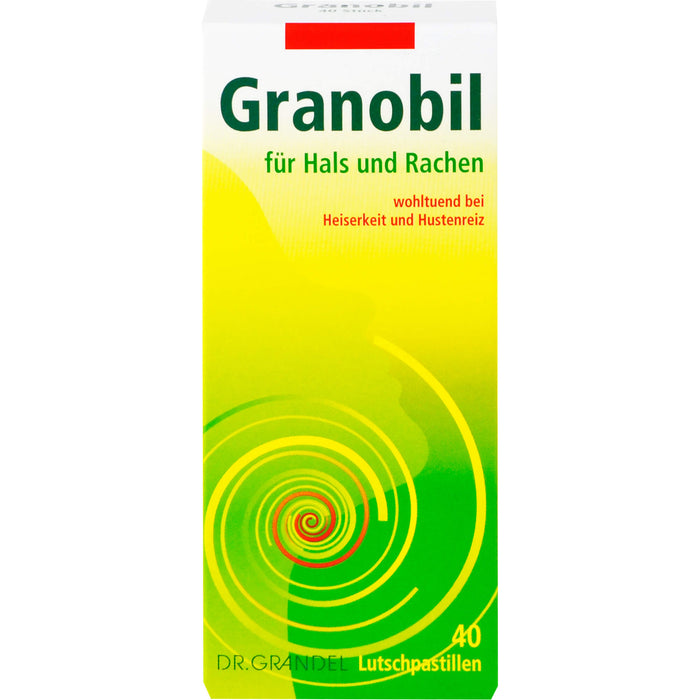 Granobil Lutschpastillen für Hals und Rachen, 40 pc Pastilles