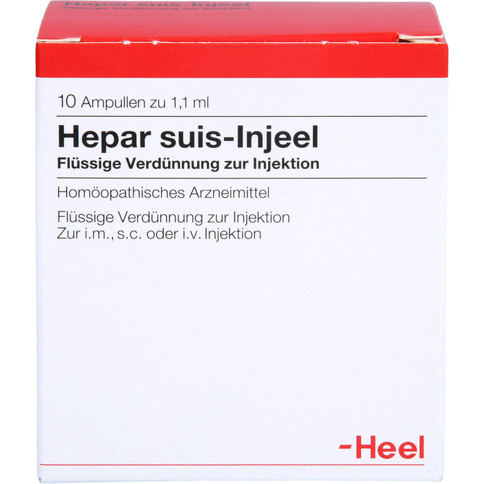 Hepar suis-Injeel flüssige Verdünnung, 10 pcs. Ampoules