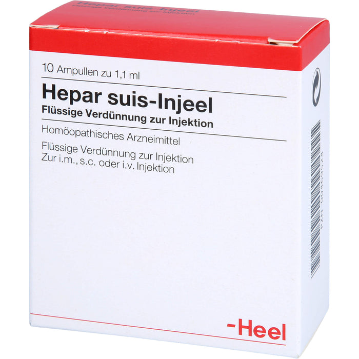 Hepar suis-Injeel flüssige Verdünnung, 10 pc Ampoules