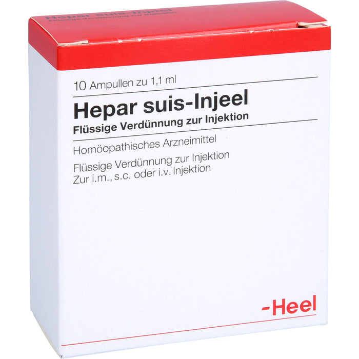 Hepar suis-Injeel flüssige Verdünnung, 10 St. Ampullen