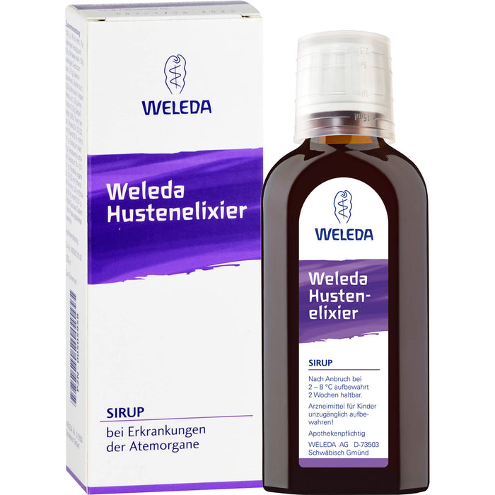 Weleda Hustenelixier bei Erkrankungen der Atemorgane, 100 ml Solution
