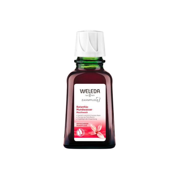 WELEDA Ratanhia-Mundwasser, 50 ml Lösung