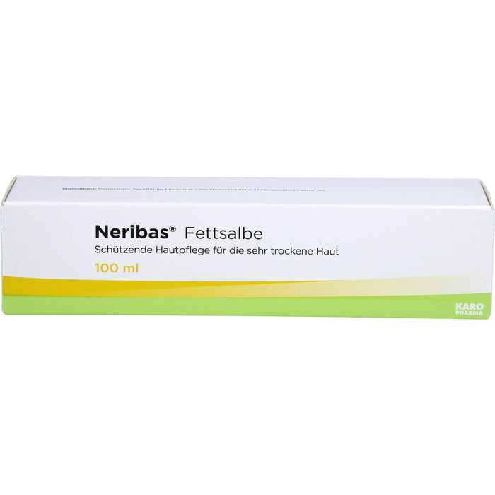 Neribas Fettsalbe schützende Hautpflege für sehr trockene Haut, 100 ml Fatty ointment