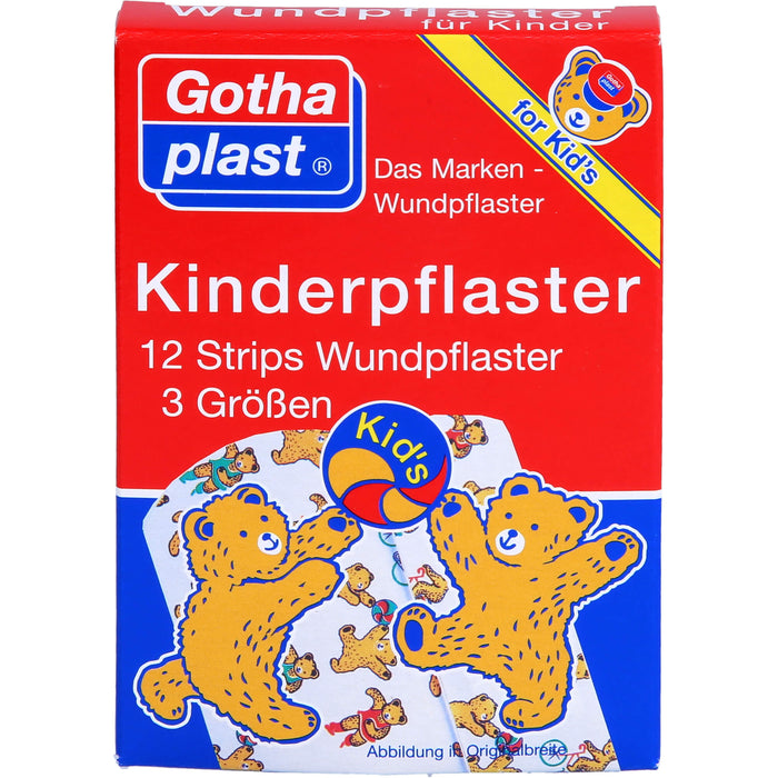 Gothaplast Kinderpflaster Strips, 12 St. Pflaster