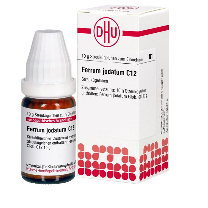 DHU Ferrum jodatum C12 Streukügelchen, 10 g Globules