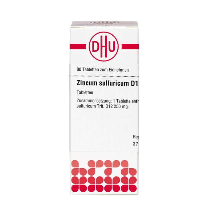 DHU Zincum sulfuricum D12 Tabletten, 80 pcs. Tablets