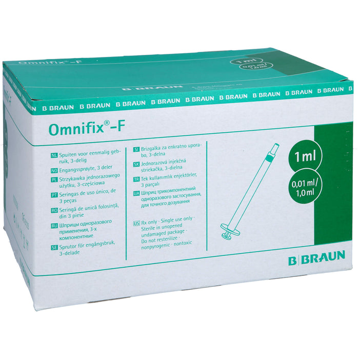 OMNIFIX F Duo 25Gx5/8 Latexfrei, 100X1 ml SRI