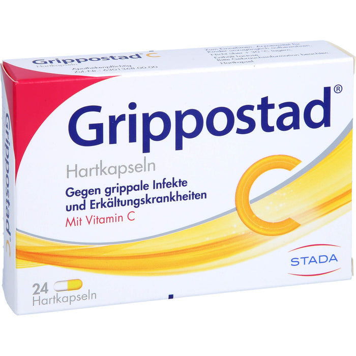 Grippostad C Hartkapseln Original STADA, 24 St. Kapseln