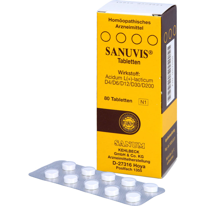 Sanuvis Tabletten, 80 pc Tablettes