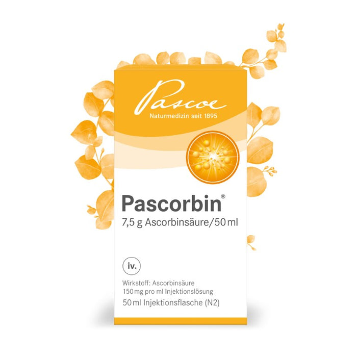 Pascoe Pascorbin Injektionslösung bei Vitamin-C-Mangel, 50 ml Solution