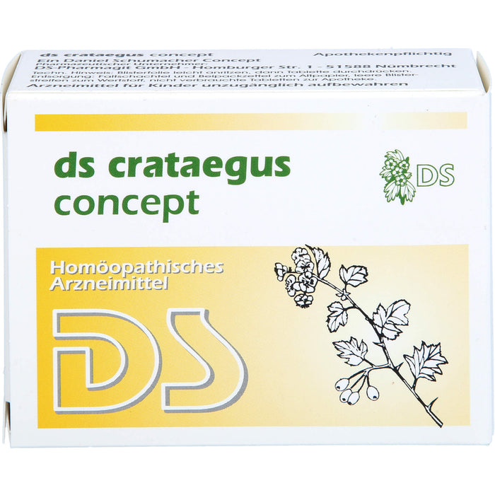 ds crataegus concept Tabletten, 100 pc Tablettes