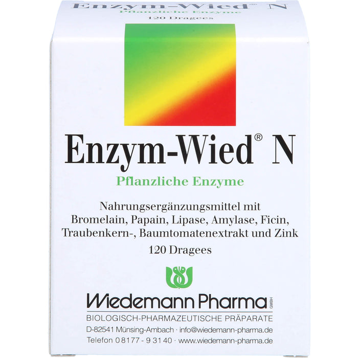 Enzym-Wied N natürliche Enzyme Dragees, 120 St. Tabletten