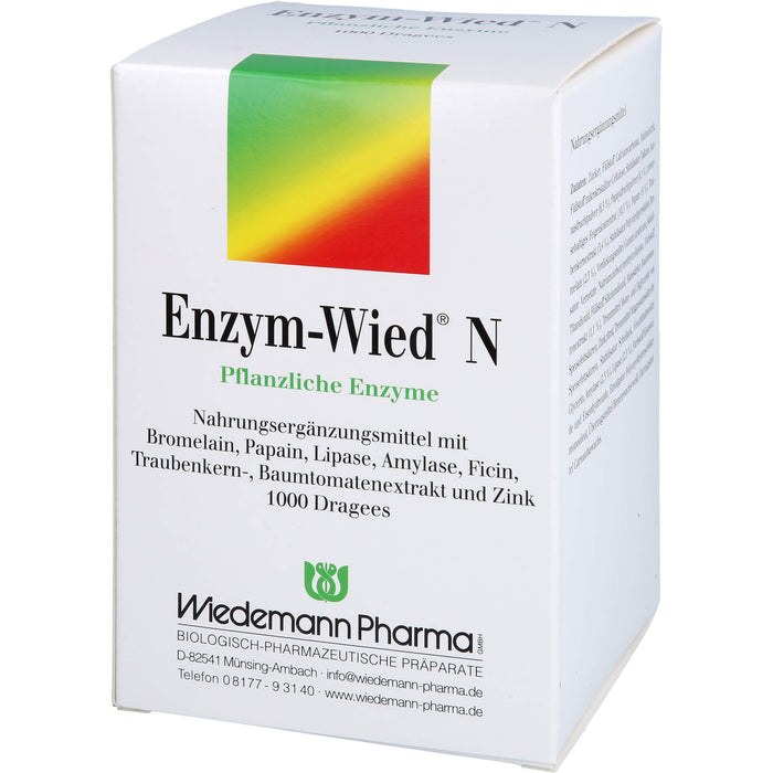 Enzym-Wied N Dragees, 1000 St. Tabletten