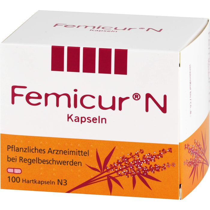 Femicur N Kapseln bei Regelbeschwerden, 100 pcs. Capsules