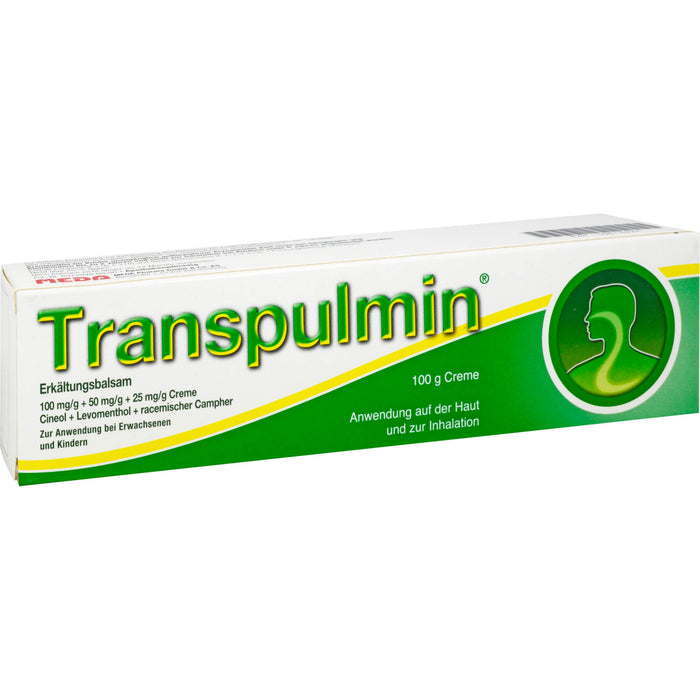 Transpulmin Erkältungsbalsam, 100 g Crème