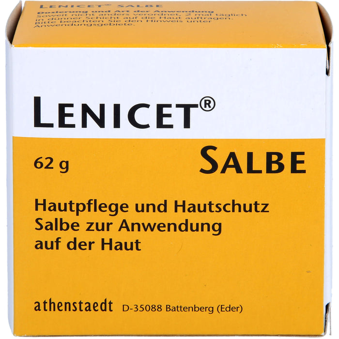 Lenicet Salbe zum Schutz der Haut, 62 g Ointment