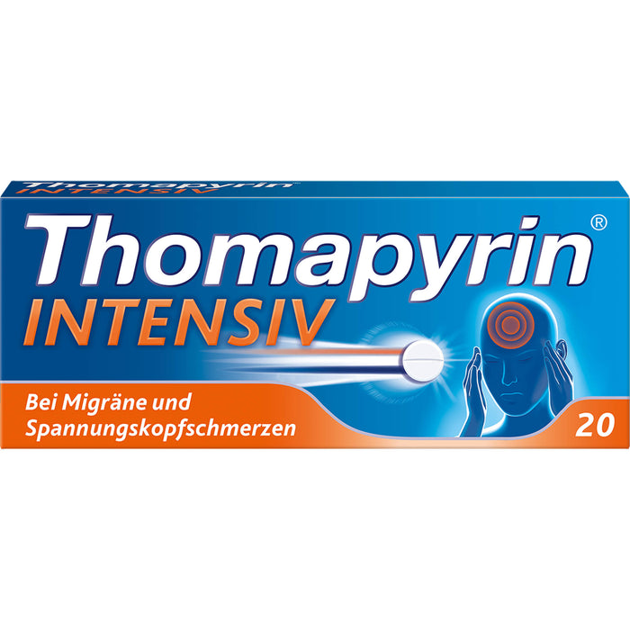 Thomapyrin intensiv Tabletten Original von Sanofi-Aventis, 20 pc Tablettes