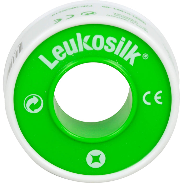 Leukosilk 5 m x 1,25 cm Fixierpflaster, 1 pcs. Patch