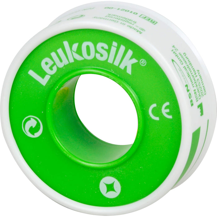 Leukosilk 5 m x 1,25 cm Fixierpflaster, 1 pcs. Patch