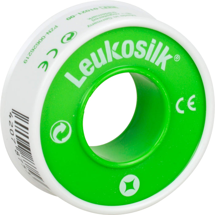 Leukosilk 5 m x 1,25 cm Fixierpflaster, 1 pcs. Patch