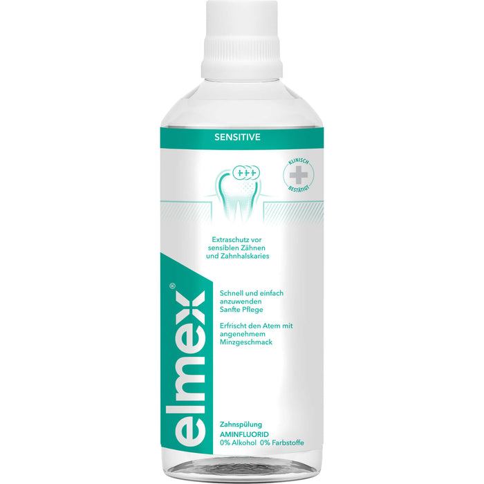 Elmex Sensitive Zahnspülung, 400 ml Lösung