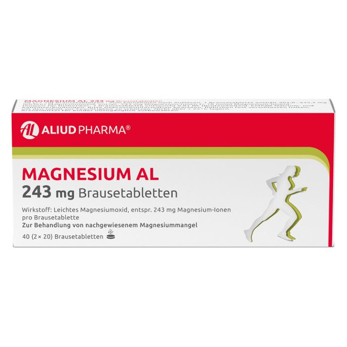 Magnesium AL 243 mg Brausetabletten, 40 pc Tablettes