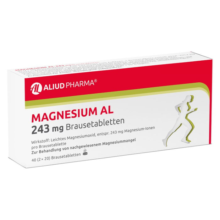 Magnesium AL 243 mg Brausetabletten, 40 pcs. Tablets