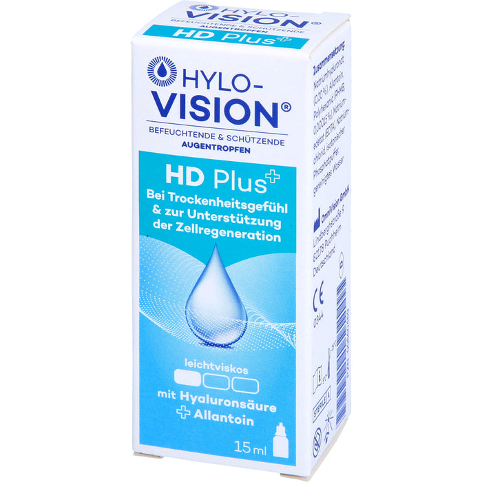 Hylo-Vision HD plus Augentropfen, 15 ml Solution