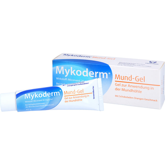 Mykoderm Mund-Gel mit Schokoladen-Orangen-Geschmack, 40 g Gel