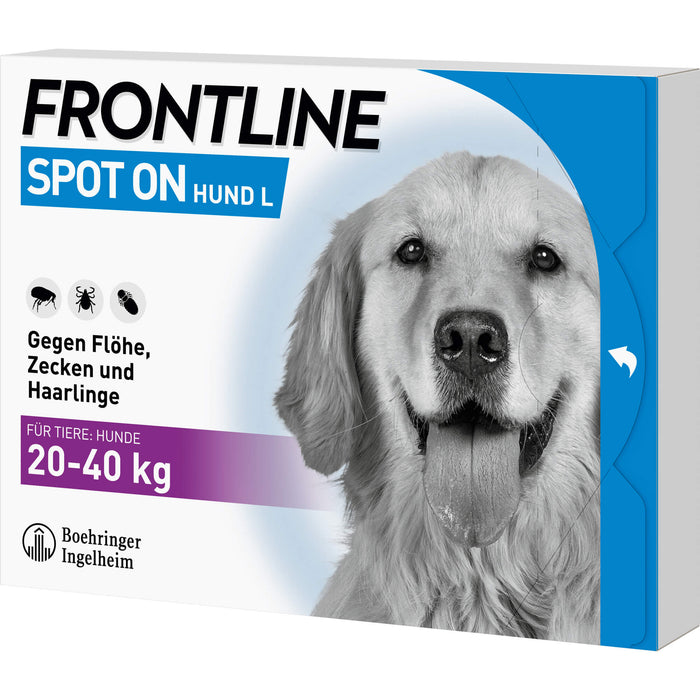 FRONTLINE Spot on Hund L 20-40 kg Pipetten, 3 pcs. Ampoules