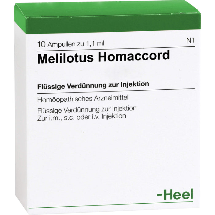 Melilotus-Homaccord Inj.-Lsg., 10 St AMP