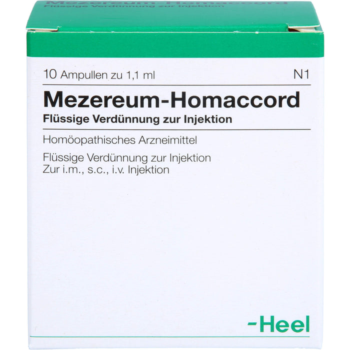 Mezereum-Homaccord flüssige Verdünnung, 10 pcs. Ampoules