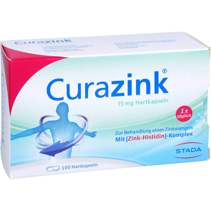 Curazink 15 mg Hartkapseln, 100 pc Capsules