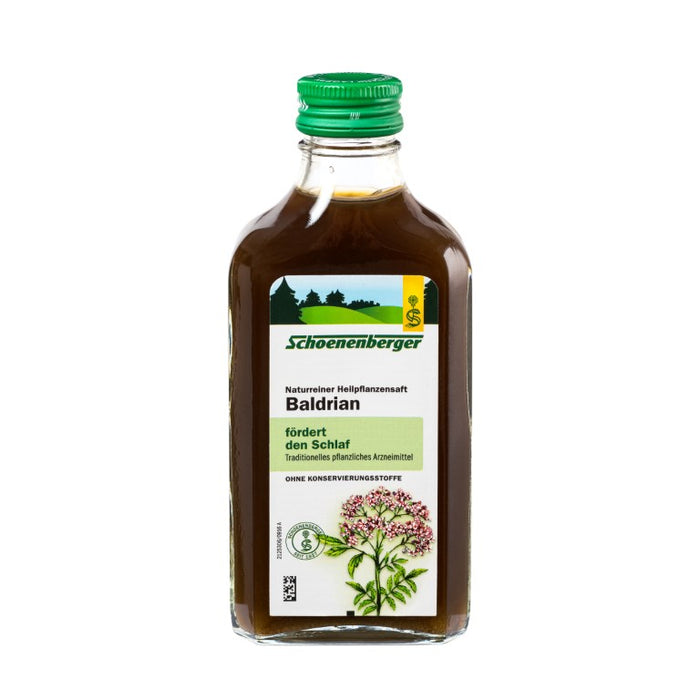 Schoenenberger naturreiner Heilpflanzensaft Baldrian fördert den Schlaf, 200 ml Lösung