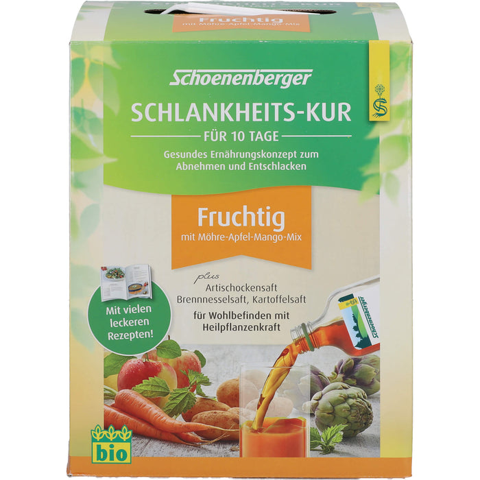 Schoenenberger Schlankheitskur fruchtig  für 10 Tage für Wohlbefinden mit Heilpflanzenkraft, 1 pcs. Pack