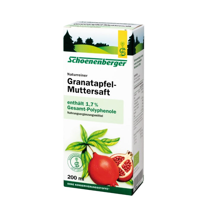 Schoenenberger Naturreiner Granatapfel-Muttersaft, 200 ml Solution