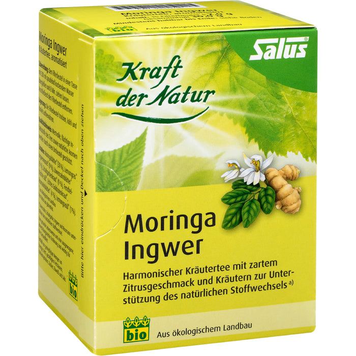 Moringa Ingwer Kräutertee Kraft der Natur Salus, 15 St FBE