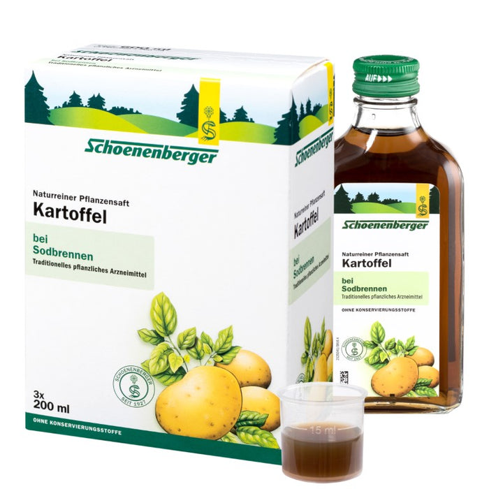 Schoenenberger Kartoffel naturreiner Pflanzensaft, 600 ml Lösung