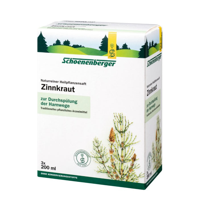 Schoenenberger Zinnkraut naturreiner Heilpflanzensaft, 600 ml Lösung