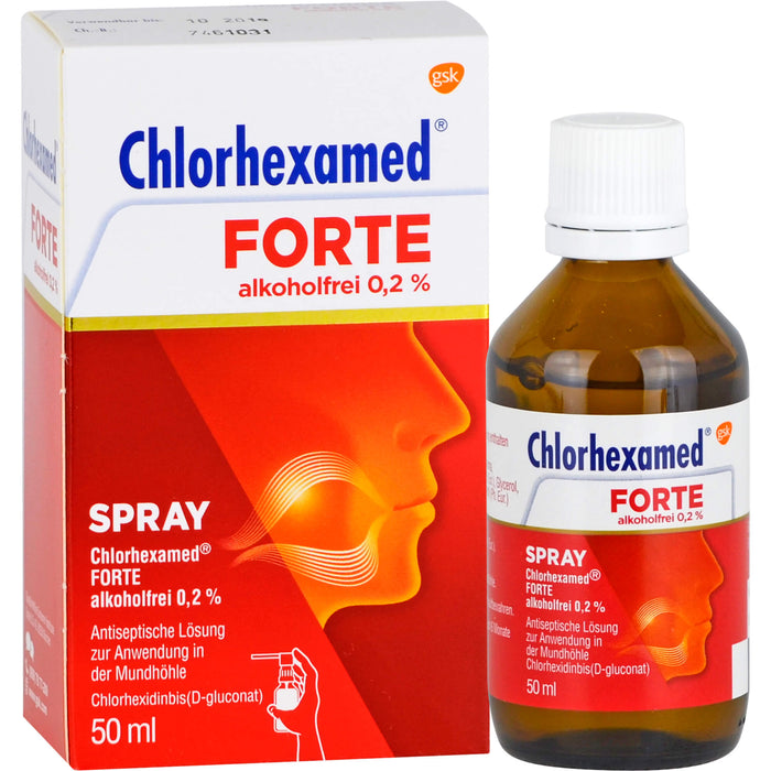 Chlorhexamed forte alkoholfrei 0,2 % Spray, 50 ml Lösung