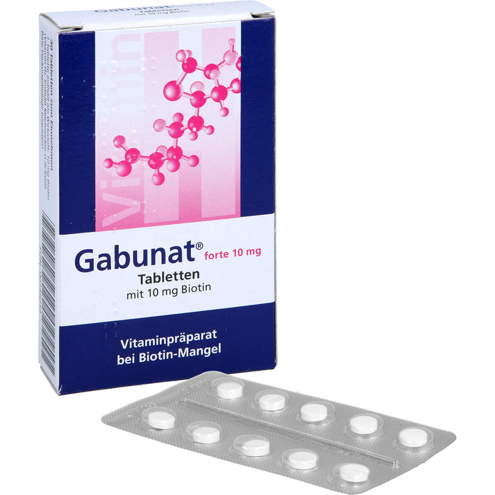 Gabunat forte 10 mg, Tabletten mit Biotin, 30 St TAB