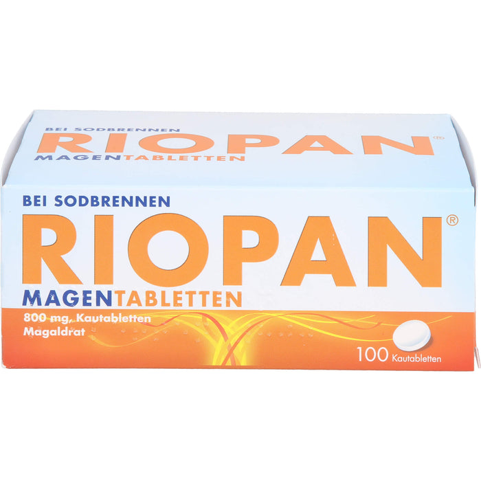 RIOPAN Magen Tabletten, 800 mg Kautabletten, 100 St. Tabletten