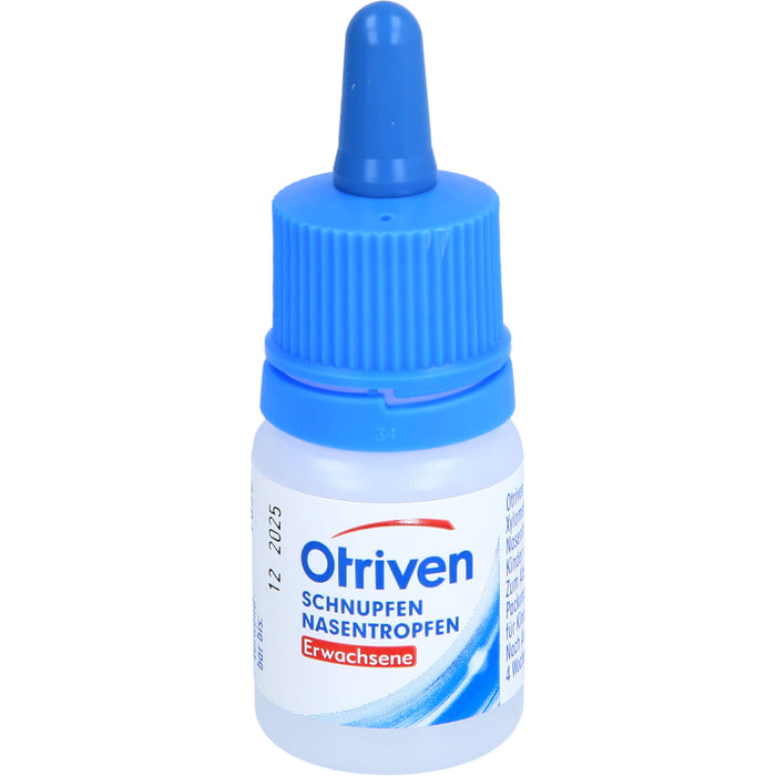 Otriven 0,1 % Nasentropfen für Erwachsene bei Schnupfen, 10 ml Solution